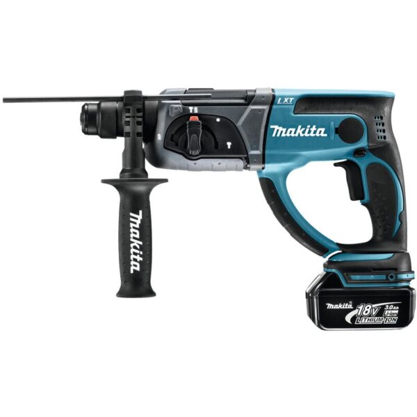 Ensemble de 5 machines MAKITA DLX5039PTJ - 18V - 5.0 Ah - Perfo-burineur + Visseuse + Perceuse ‡ percussion + Meuleuse + Scie circulaire - Image 12