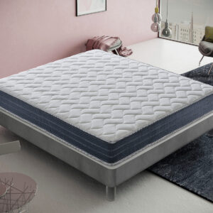 Matelas 140x190 à mémoire de forme ILOVESLEEP Olympe - Made in Italy - 11 zones différenciées - 21cm de hauteur